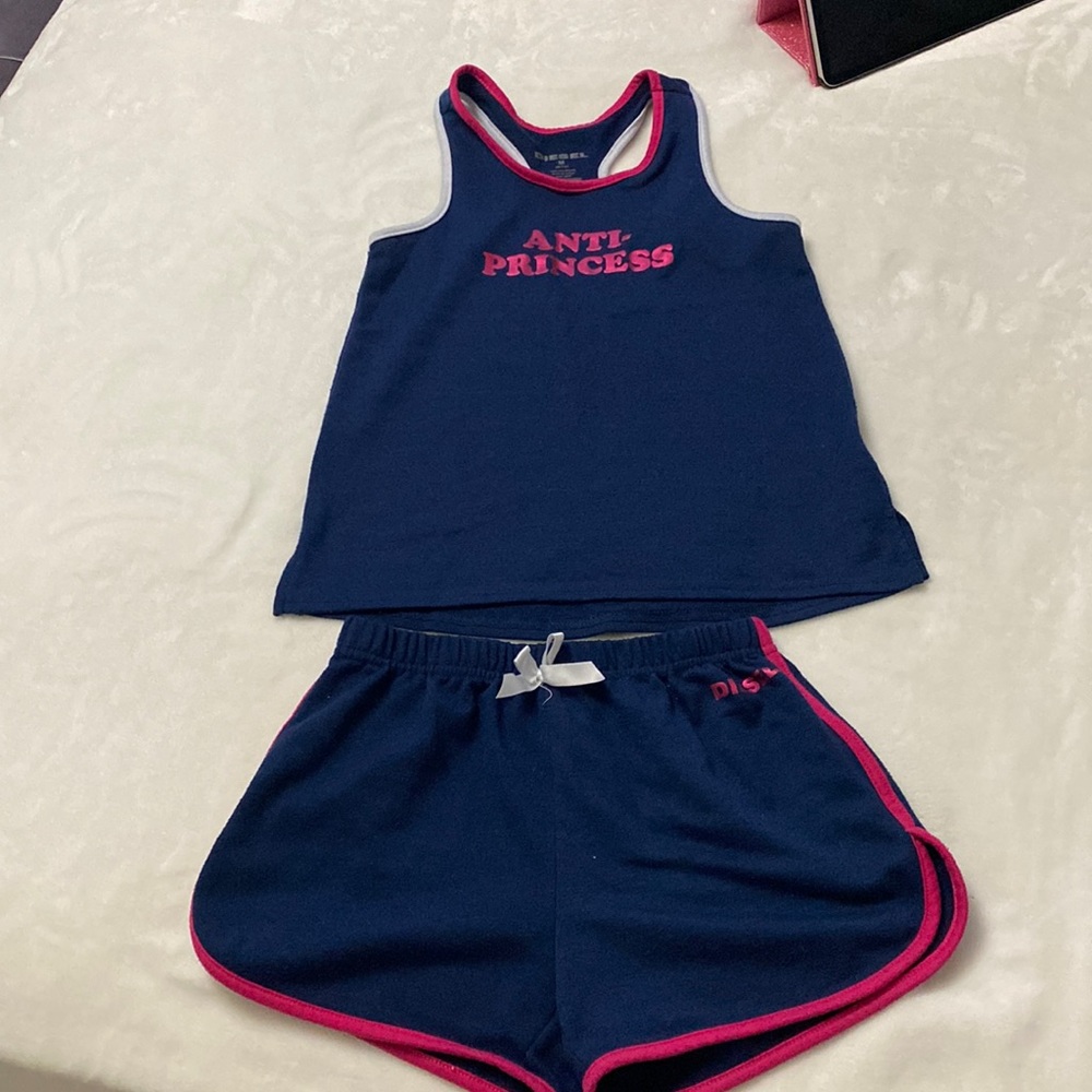 Girls summer set shorts and top